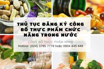 Công bố thực phẩm chức năng sản xuất trong nước